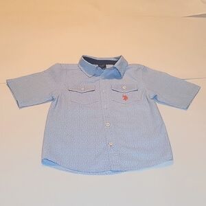 U.S. POLO ASSN Boy's Dress Shirt., Sz 5